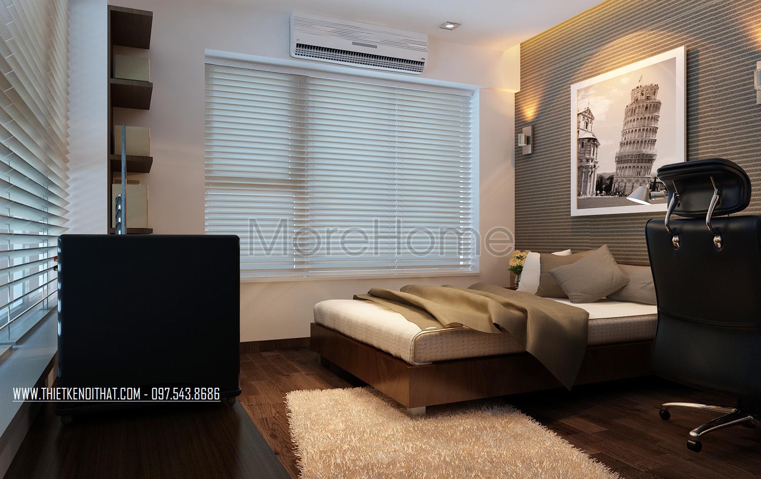 Thiết kế nội thất chung cư N05